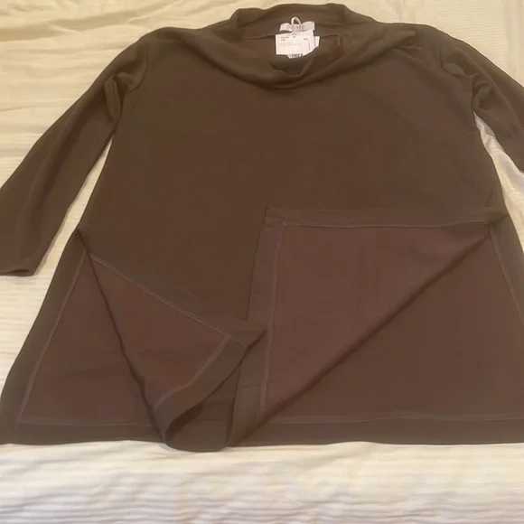 Dress blouse olive green